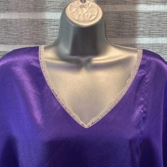 Plus size women’s 2X purple sleepwear - Picture 2 of 7